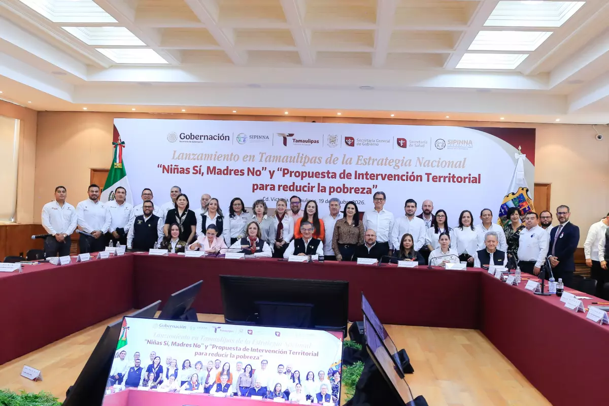 Gobierno de Tamaulipas lanza estrategia para prevenir el embarazo infantil y reducir la pobreza