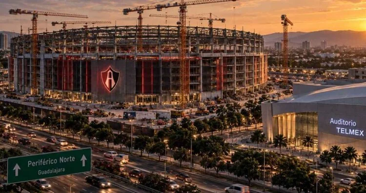 Atlas alista presentación de su nuevo estadio en Guadalajara
