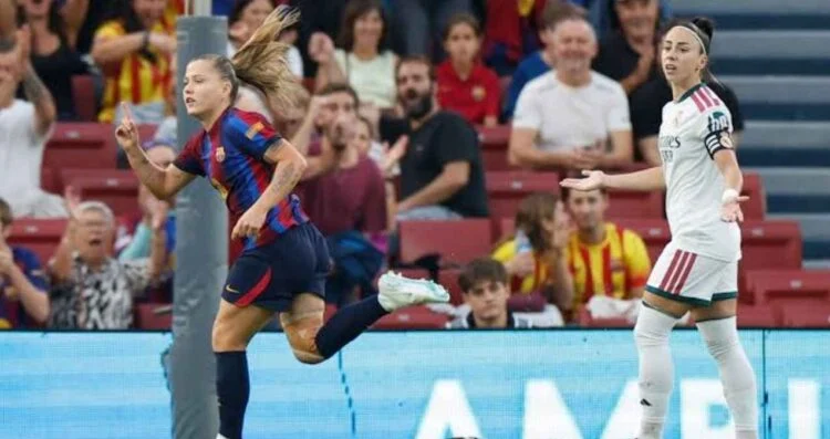 Barcelona Femenil firma goleada histórica de 7-0 ante el Real Madrid