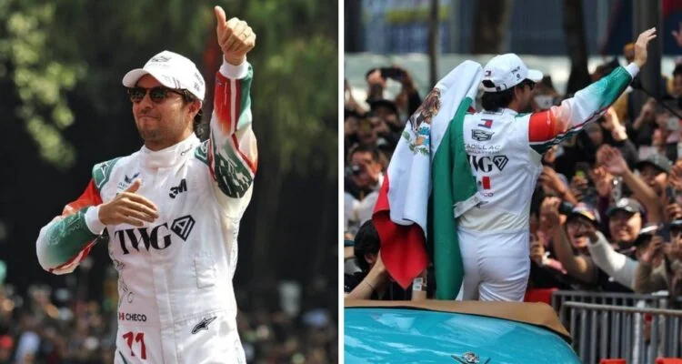 “Checo” Pérez reúne a más de 100 mil aficionados en Paseo de la Reforma