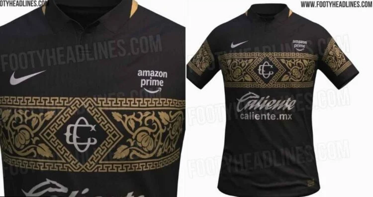 Nike prepara una elegante playera negra para Chivas con temática de Mariachi, según Footy Headlines
