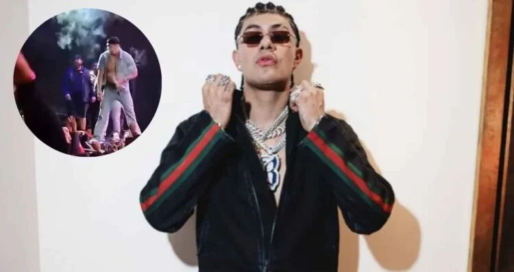 El Bogueto abandona presentación tras altercado con una fan en Veracruz