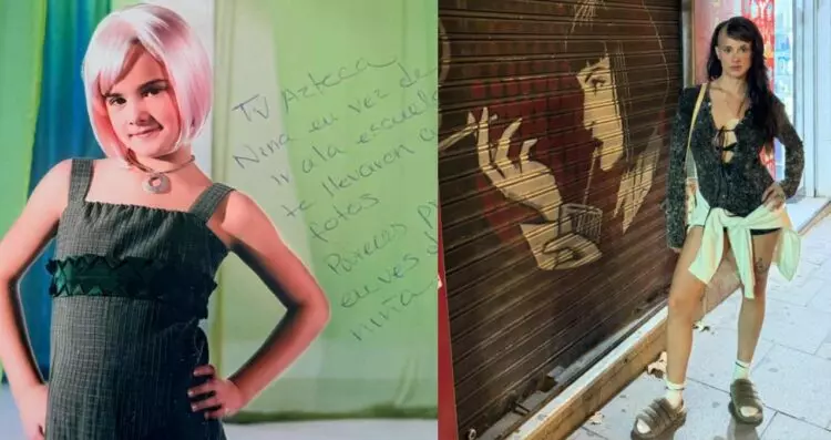 Gala Montes comparte mensaje de su madre en una foto de infancia