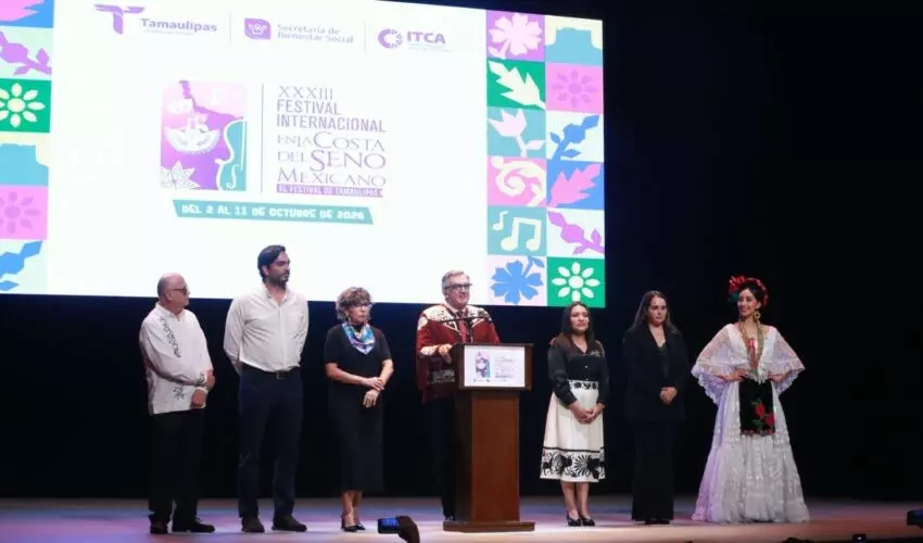 Gobernador Américo Villarreal Anaya inaugura XXXIII edición del Festival Internacional en la Costa del Seno Mexicano desde Reynosa