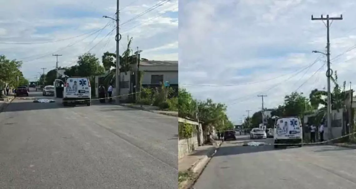 Muere motociclista en la colonia Santa María de Matamoros, Tamaulipas