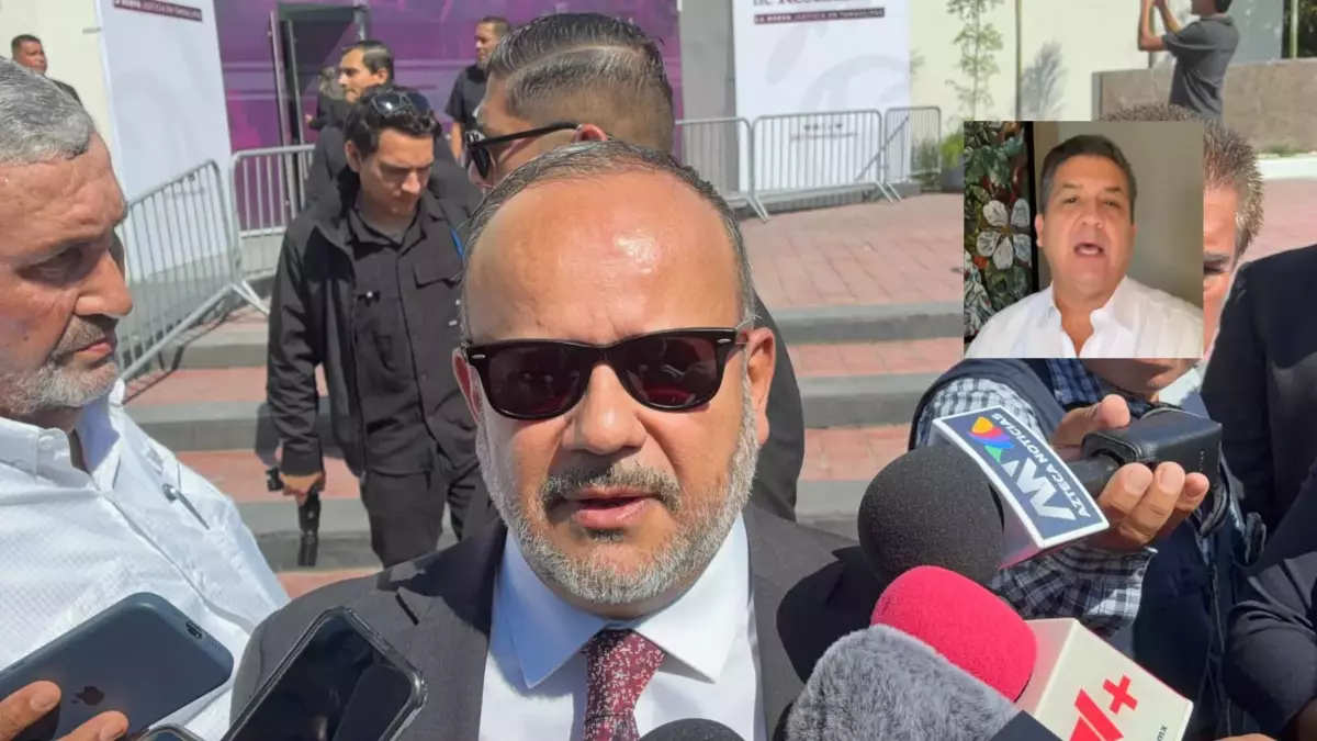 Fiscalía confirma orden de aprehensión vigente contra Cabeza de Vaca en Tamaulipas