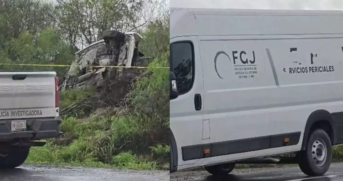 Elemento de la Guardia Estatal pierde la vida tras fatal volcadura en la carretera Matamoros-Victoria